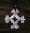 Ornate Greek Cross / Crux Immissa Quadrata Pendant
